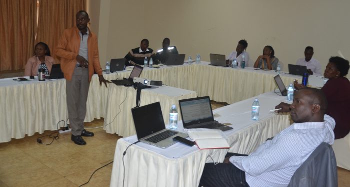 DSC_3423 SHU team members during a strategy development meeting held in January 2024 at Hotel Brovad in Masaka City
